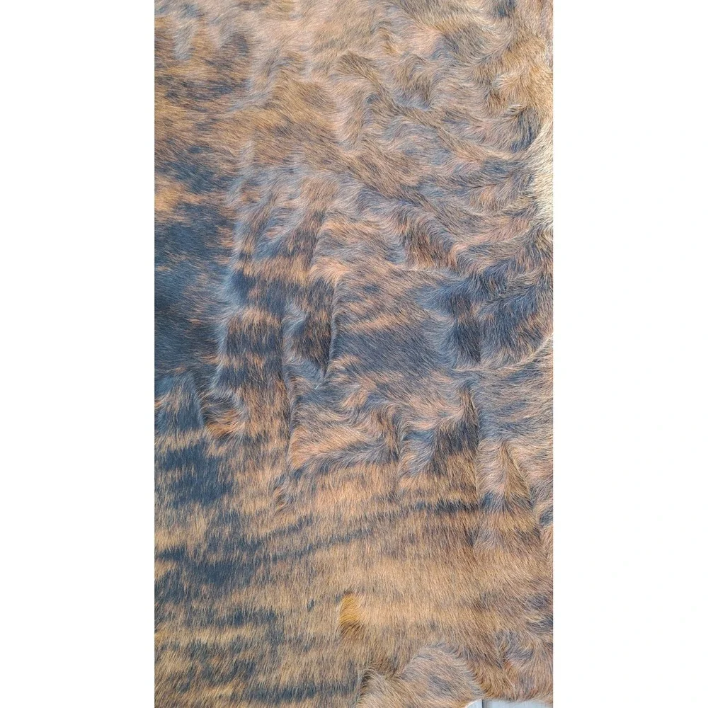 Genuine Brazilian Dark Brindle Cowhide Rug